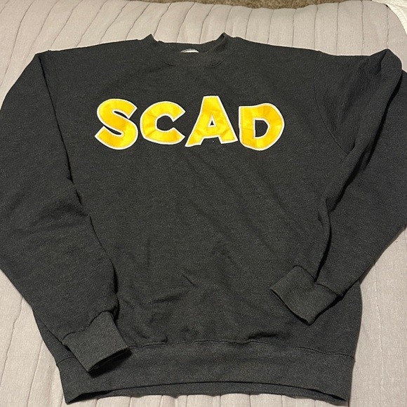 SCAD Black and Yellow Champion Sweatshirt - Picture 1 of 2